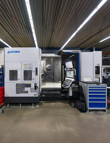 Okuma Multus U3000 2SW 1500 in der Werkshalle von Recker Technik GmbH